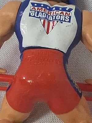 vtg 1991 Mattel Goldwyn American Gladiators GLADIATOR TURBO 3.5" Action Figure - Thumbnail 6