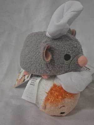 Disney Tsum Tsum Mini Plush Ratatouille Set of 2 - Remy and Alfredo Nwt - Thumbnail 2