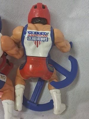 3 AMERICAN GLADIATOR TOYS LASER/TURBO 3.5" 1991 MATTEL With Accessories - Thumbnail 10