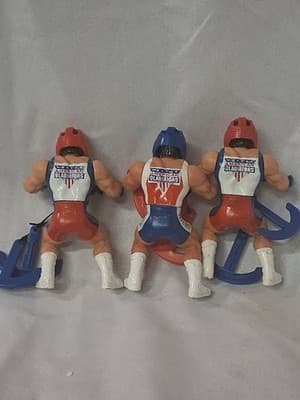 3 AMERICAN GLADIATOR TOYS LASER/TURBO 3.5" 1991 MATTEL With Accessories - Thumbnail 7