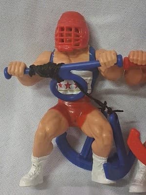 3 AMERICAN GLADIATOR TOYS LASER/TURBO 3.5" 1991 MATTEL With Accessories - Thumbnail 4