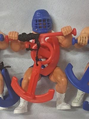 3 AMERICAN GLADIATOR TOYS LASER/TURBO 3.5" 1991 MATTEL With Accessories - Thumbnail 3