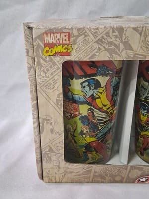 Marvel X-Men Decorated Pint Glass Set of 2, 16 fl oz, Comic Book Heroes - Thumbnail 2