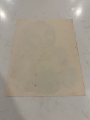Vtg Original Sexy Blonde Bikini Top Fantasy Art Drawing Sketch Artist Signed - Thumbnail 3