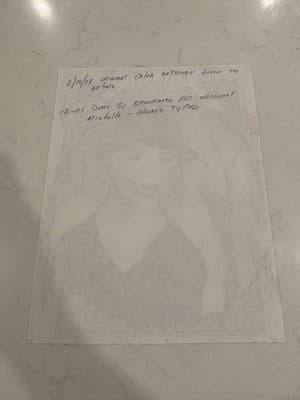 Rare Original Sexy Fantasy Art Drawing Sketch Artist Signed Brockman To Arlene - Thumbnail 2