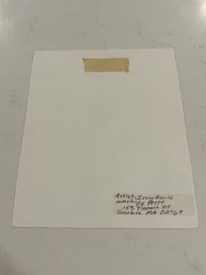 Rare Super Sexy Woman On Harley Art Drawing Sketch Artist Signed Irwin Gould - Thumbnail 2