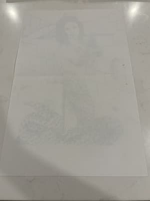 Rare Original Sexy Fantasy Mermaid 🧜‍ Art Drawing Sketch Artist Signed By Gould - Thumbnail 3