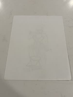Rare Original Sexy Buff Girl antasy Art Drawing Sketch Artist Signed - Thumbnail 3