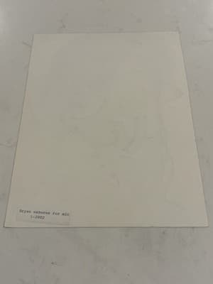 Vtg Color Rare Original Sexy Fantasy Art Drawing Sketch Artist Signed 2002 - Thumbnail 3