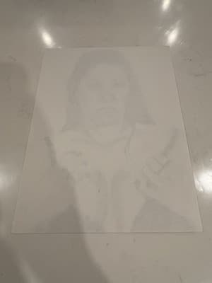 Original Sexy Fantasy Art Drawing Sketch Artist Signed 2000 - Thumbnail 3