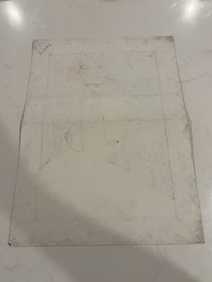 Rare Original Sexy Redhead Fantasy Art Drawing Sketch Artist Signed Tracy - Thumbnail 2