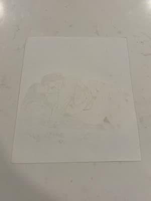 Rare Original Sexy Erotic Fantasy Art Drawing Sketch Artist Arlene ❤️ 2000 - Thumbnail 3