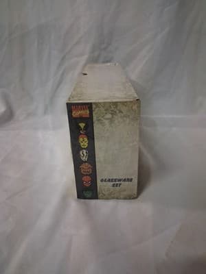 Marvel Glassware Set Of 4 THOR SPIDER-MAN CAPTAIN AMERICA WOLVERINE X-MEN New - Thumbnail 4