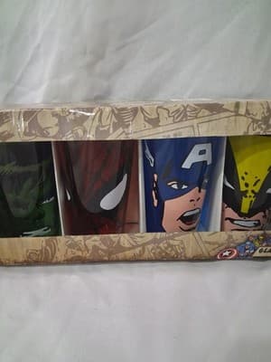 Marvel Comics 16 oz Pint Glasses Hulk, Iron Man, Spiderman and Captain America. - Thumbnail 3