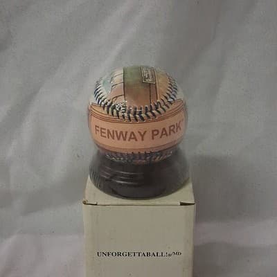 BOSTON RED SOX Fenway Park 2004 LE Unforgettaball Baseball w/ Stand NEW Wrapped - Thumbnail 2