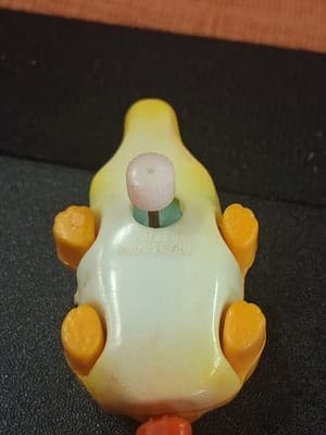 Vintage Hong Kong Wind-Up Swimming Toy - As Is Seen - 1980s Bath Toy Rare! Gator - Thumbnail 7