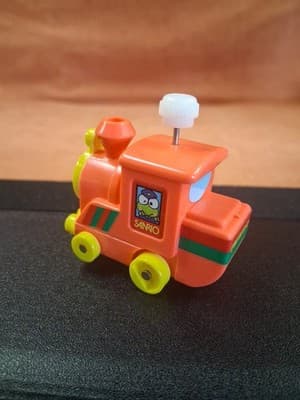 Keroppi Geeen Frog Train Pop Up Wind-Up Toy Sanrio Retro Vintage 1992 RARE Works - Thumbnail 7