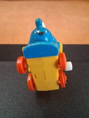 Vintage Smurf Wind-up Toy Train (Galloob Peyo 1982) - Thumbnail 6