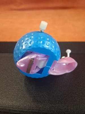 Cute Blue Snail Vintage Wind-Up Plastic Toy Made In Japan 1980s - Thumbnail 5