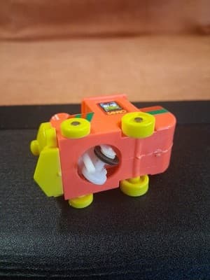 Keroppi Geeen Frog Train Pop Up Wind-Up Toy Sanrio Retro Vintage 1992 RARE Works - Thumbnail 5
