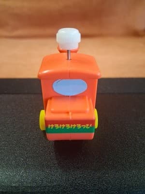Keroppi Geeen Frog Train Pop Up Wind-Up Toy Sanrio Retro Vintage 1992 RARE Works - Thumbnail 4