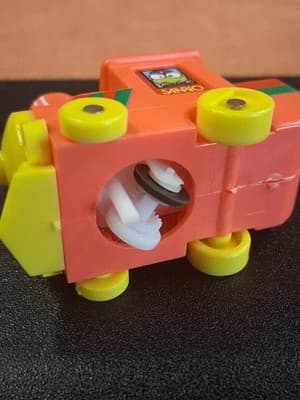 Keroppi Geeen Frog Train Pop Up Wind-Up Toy Sanrio Retro Vintage 1992 RARE Works - Thumbnail 6
