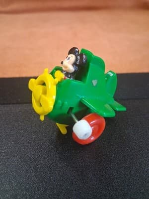 RARE 1979 TOMY Walt Disney Mickey Mouse Wind-up Toy Works Japan - Thumbnail 2