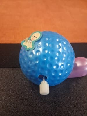 Cute Blue Snail Vintage Wind-Up Plastic Toy Made In Japan 1980s - Thumbnail 2