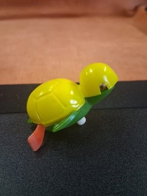 Vintage Wind-Up Swimming Turtle Toy -Works!- 1980s Bathtub Toy Taiwan - Thumbnail 3