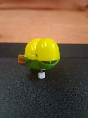 Vintage Wind-Up Swimming Turtle Toy -Works!- 1980s Bathtub Toy Taiwan - Thumbnail 4