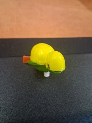 Vintage Wind-Up Swimming Turtle Toy -Works!- 1980s Bathtub Toy Taiwan - Thumbnail 5