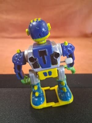 Vintage Wind-Up Plastic Toy Made In Japan Bandai 1980s Robot Z - Thumbnail 3