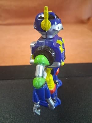 Vintage Wind-Up Plastic Toy Made In Japan Bandai 1980s Robot Z #2 - Thumbnail 4