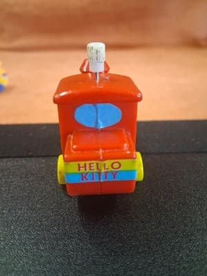 Hello Kitty Train Wind-Up Toy Sanrio Retro Vintage As Is - Thumbnail 4