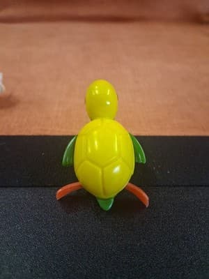 Vintage Wind-Up Swimming Turtle Toy -Works!- 1980s Bathtub Toy Taiwan - Thumbnail 2