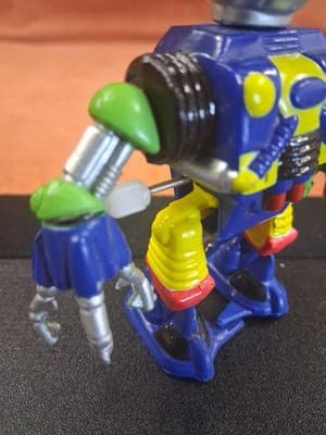 Vintage Wind-Up Plastic Toy Made In Japan Bandai 1980s Robot Z #2 - Thumbnail 6