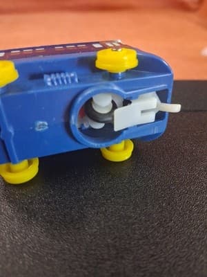 Vintage Train Car Wind-Up Plastic Toy Made In Japan 1980s - Thumbnail 8