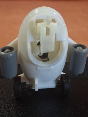 Vintage Airplane Jet Shinsei Wind-Up Plastic Toy Made In Japan 1980s As Is - Thumbnail 7