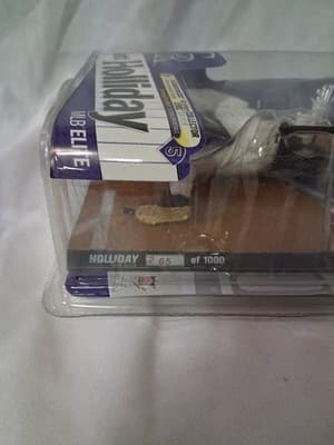 McFarlane MLB ELITE MATT HOLLIDAY ROCKIES SILVER LEVEL CHASE ALT. PURPLE /1000 - Thumbnail 4