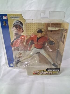 Roy Oswalt Mcfarlane Sportspicks MLB Series 3 Red Jersey Houston Astros NIB - Thumbnail 2