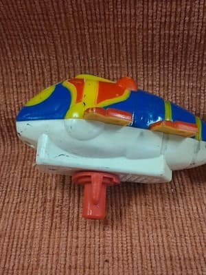 Vtg Rare Wind-Up Fish Vjbrant Plastic BathtubToy Made In Japan 1981 - Thumbnail 6