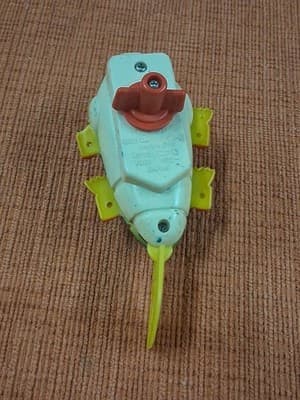 Vtg Rare Wind-Up Fish Vjbrant Plastic BathtubToy Made In Japan 1981 - Thumbnail 7