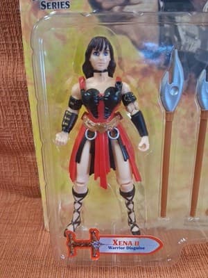 Hercules The Legendary Journeys Xena II Action Figure Warrior Disguise 1996 New - Thumbnail 2