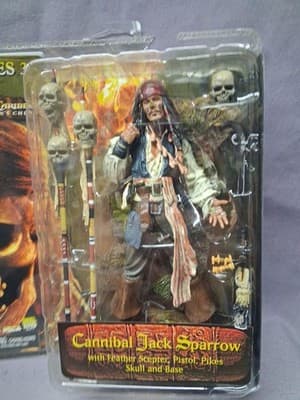 Pirates of the Caribbean CANNIBAL JACK SPARROW Figure Neca S.A.D. - Thumbnail 2