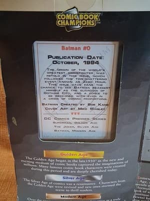 Comic Book Champions Pewter Figure- 1994 Batman, Modern Age Edition - Thumbnail 8