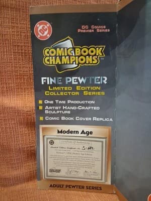 Comic Book Champions Pewter Figure- 1994 Batman, Modern Age Edition - Thumbnail 2
