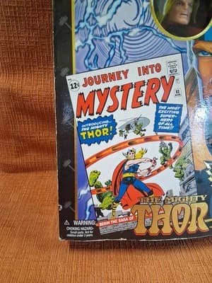 1998 ToyBiz Marvel Famous Covers The Mighty Thor Action Figure NEW - Thumbnail 5
