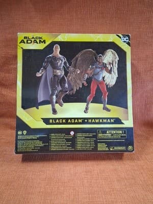 Target Exclusive DC Comics 1st Edition Black Adam & Hawkman 12 " Action Figures - Thumbnail 6