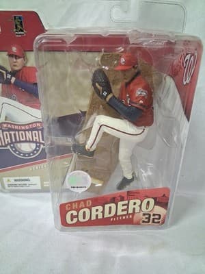 Chad Cordero Washington Nationals #32 Red Jersey McFarlane MLB Series 15 - Thumbnail 2