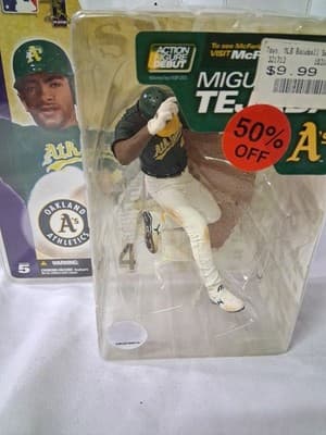 Miguel Tejada Series 5 Mcfarlane Oakland Athletics Debut Figure NEW SEALED - Thumbnail 2